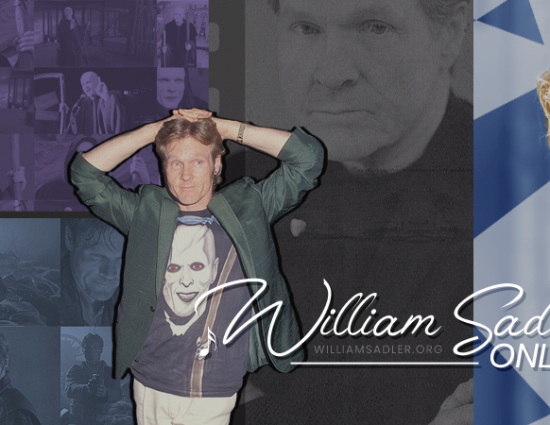 A Note From William/Bill….. And a Huge Thank You From William Sadler Online