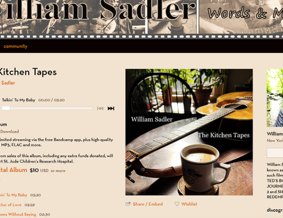 William Sadler Releases “The Kitchen Tapes” to Support St. Jude Children’s Research Hospital