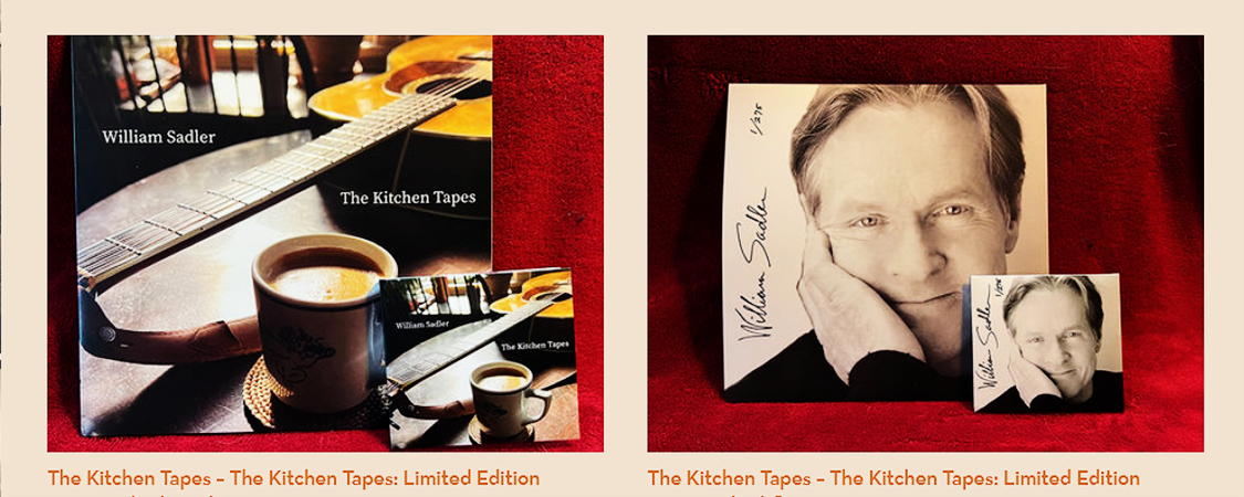 William Sadler – “The Kitchen Tapes” Album & CD Available for Sale and Personally Autographed by Bill